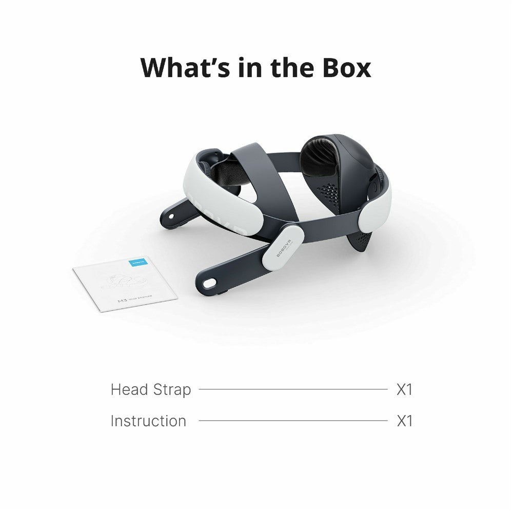 BOBOVR M3 Head Strap for Meta Quest 3 / 3S Adjustable VR Headband Dual Mode Fit
