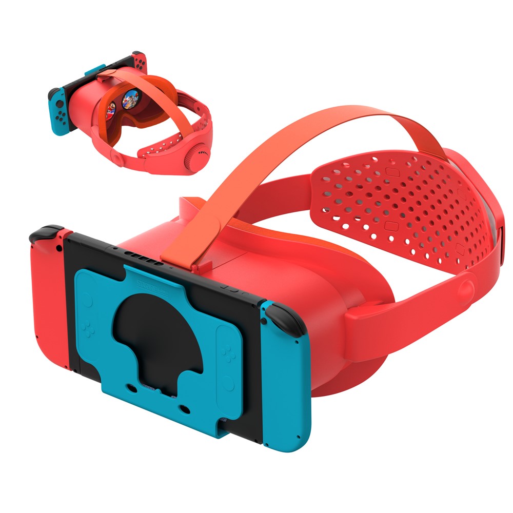 DEVASO For Nintendo Switch VR Headset with Adjustable Head Strap, Version 3.0