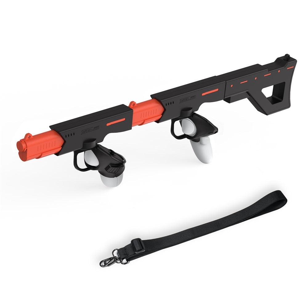 DEVASO For Meta Quest 3 VR Magnetic Suction Gunstock Game Controller Holder
