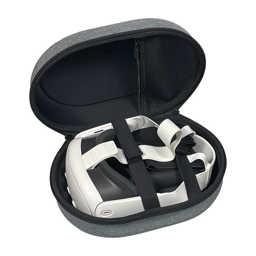 For Meta Quest 3 VR Headset Carrying Case EVA Shockproof Handbag Storage Bag