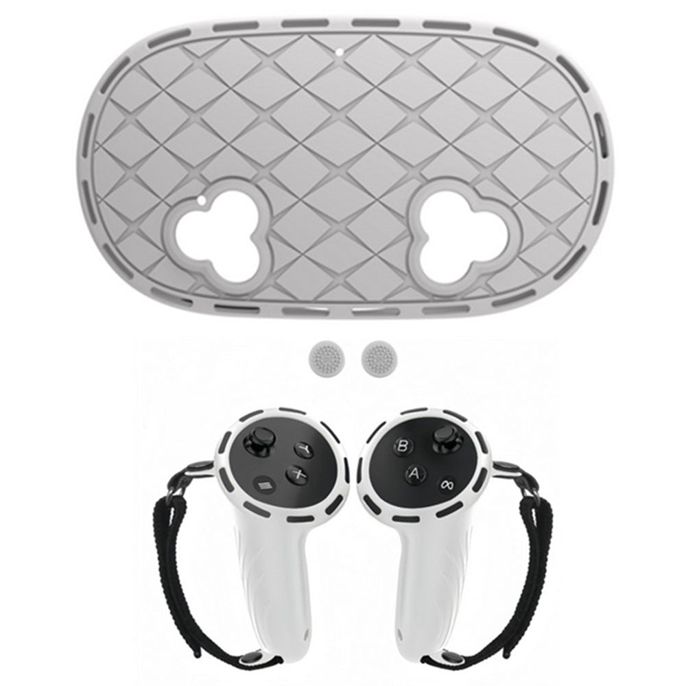 Silicone Case Set for Meta Quest 3S VR Headset, Controllers Protective Cover