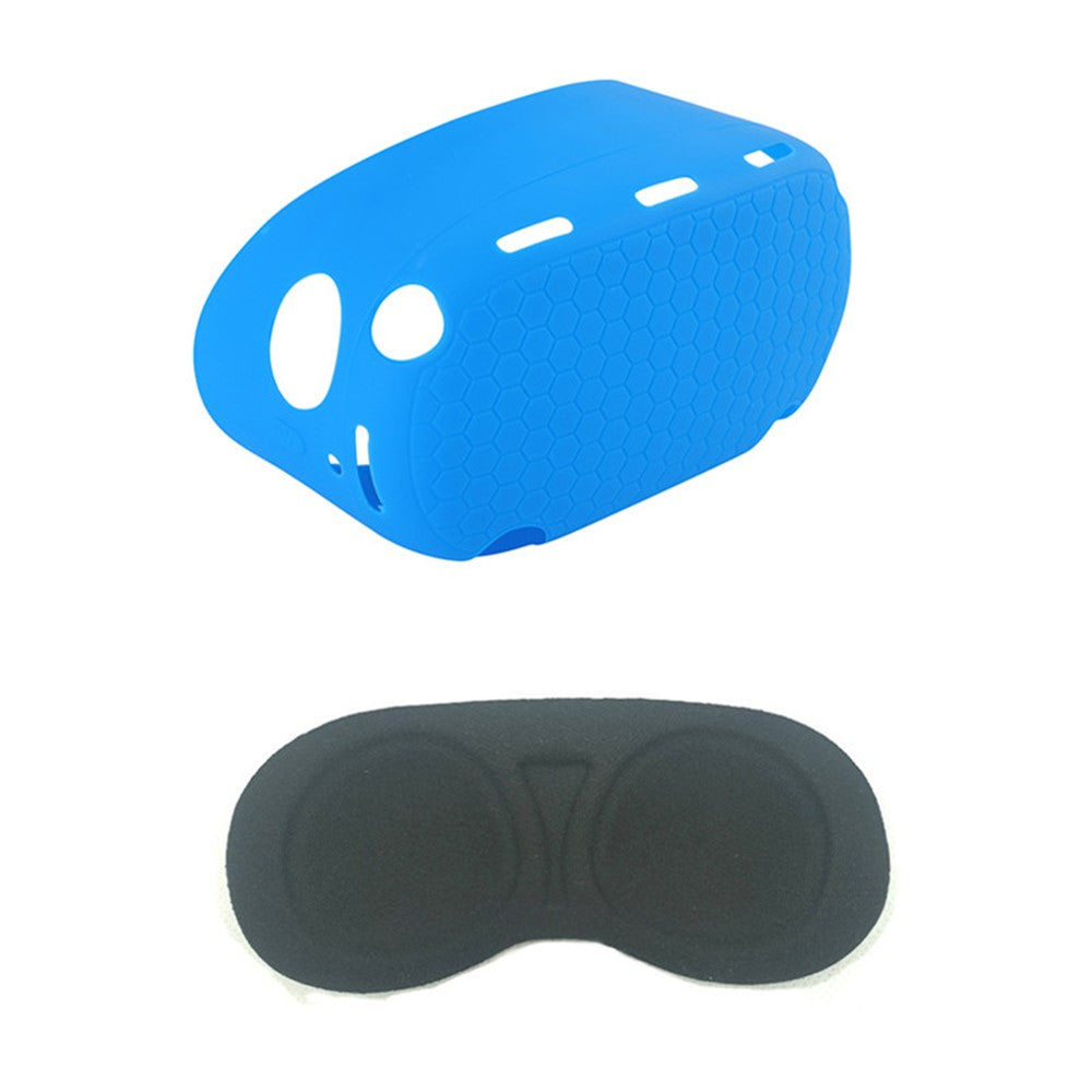 For Oculus Quest 2 VR Headset Silicone Protective Cover Skin Case with Eye Mask