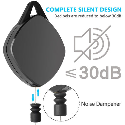MFTDE 3Pcs for HTC Vive Pro/Oculus Rift/Oculus Quest Link/Oculus Quest 2 Retractable Ceiling Pulley VR Cable Management System