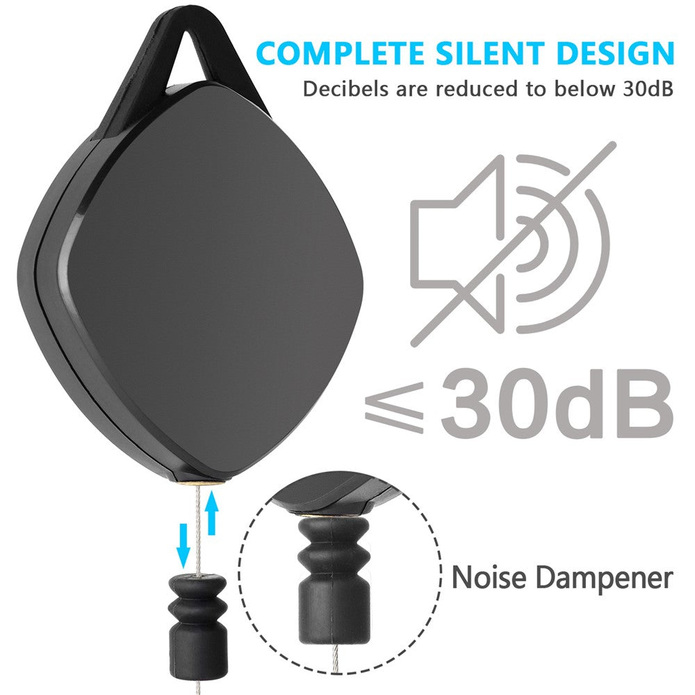 MFTDE 6Pcs Telescopic Ceiling Pulley for HTC Vive Pro/Oculus Rift/Oculus Quest Link/Oculus Quest 2 VR Cable Management System