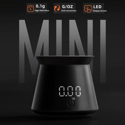 Mini Espresso Measuring Cup Scale 0.1g High Precision Type-C Rechargeable IPX4 Waterproof Electronic Scale