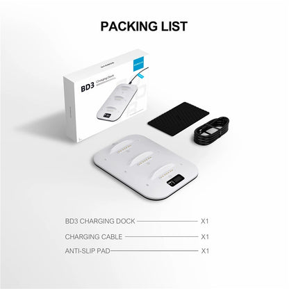BOBOVR BD3 Charging Dock for 3x B100 Battery 30W Fast Charger Base