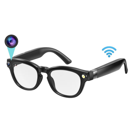 Q8 AI Translator Smart Glasses 8MP HD Camera Video Recording Bluetooth-compatible Call Music Eyeglasses, 32GB Storage