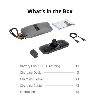 BOBOVR CG2 Charging Dock for Meta Ray-Ban Wayfarer / Skyler / Headliner Smart AI Glass 3 in 1 Charging Station with Portable Battery Clip and Travel Case