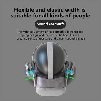 FIIT VR B2 VR Noise Reduction Adjustable Ear Muff Replacement Parts for Oculus Quest 2