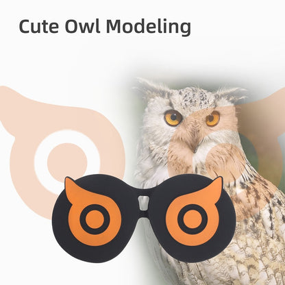 HIFYLUX PC-ZF23 for PICO 4 VR Glasses Soft Silicone Lens Protector Cute Owl Design VR Lens Cover