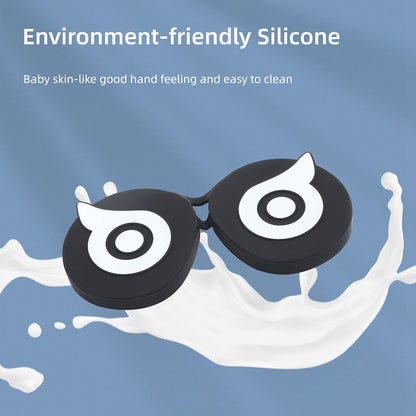 HIFYLUX PC-ZF23 for PICO 4 VR Glasses Soft Silicone Lens Protector Cute Owl Design VR Lens Cover