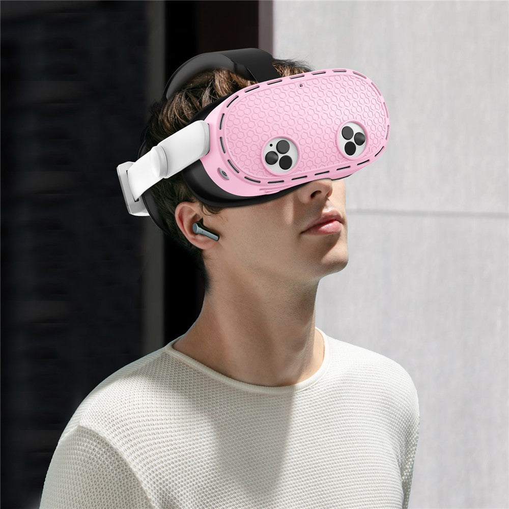 For Meta Quest 3S Protective Case VR Headset Silicone Cover