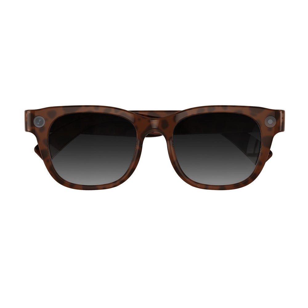 E06D AI Smart Glasses 13MP Camera 1080P Recording Voice Assistant Translation D-Shape Frame Eyeglasses for Photography