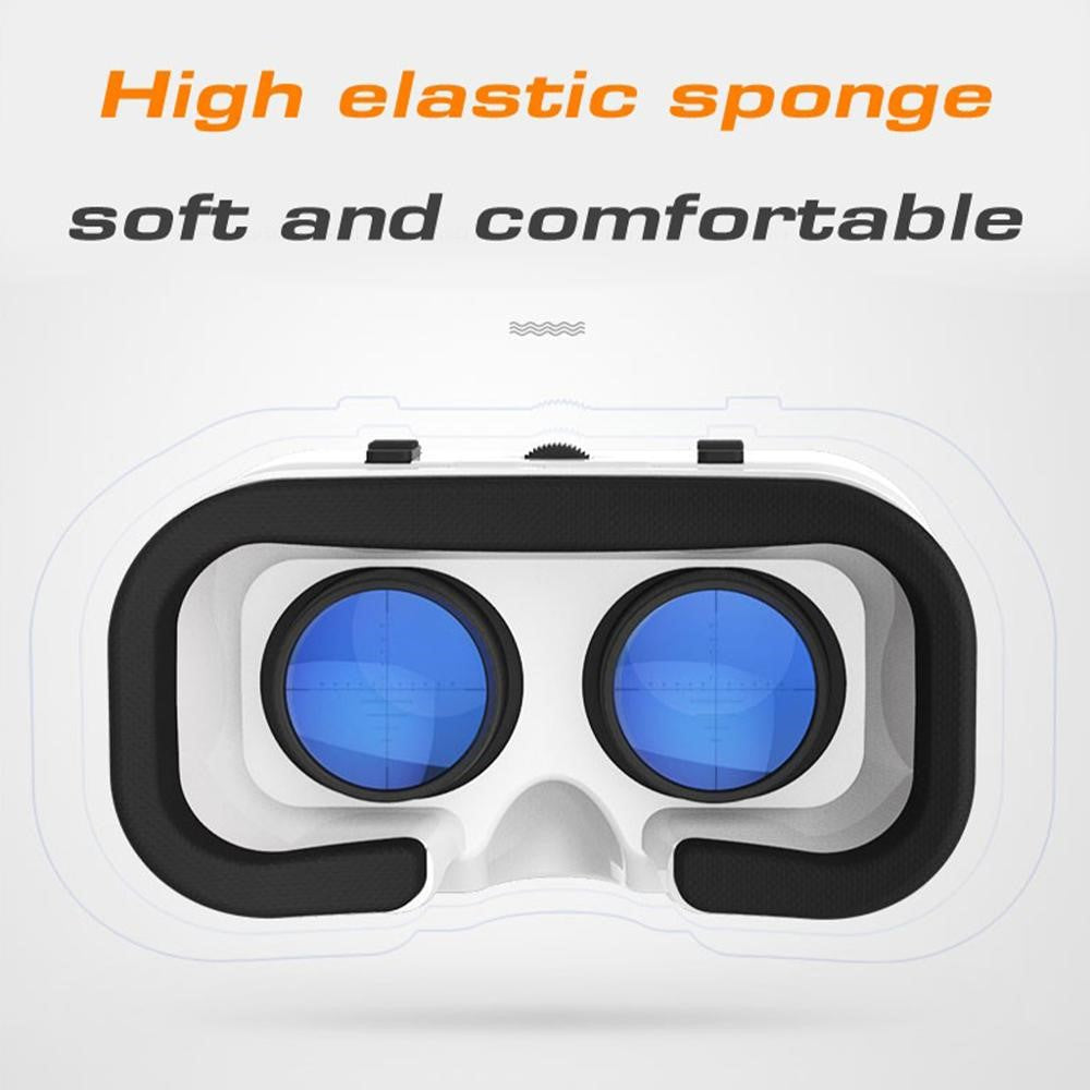 G05A VR Goggles Universal VR Headset Portable Virtual Reality Glasses for 3D Games HD Movies Compatible with 4.7"-6.5'' Mobile Phones (051 Remote Control Version)