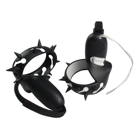 1 Pair Silicone Anti-slip Anti-drop Protective Grip Cover VR Controller Handle Sleeve Case for Oculus Quest 2