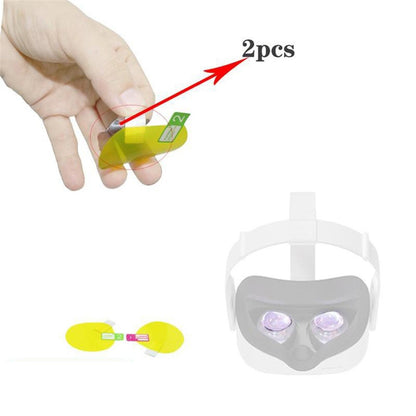 4Pcs Screen Protectors for Oculus Quest 2 VR Headset Anti-Scratch Soft TPU Lens Protector Cover Film