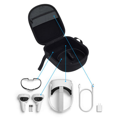 For Oculus Quest 2 Protective Case Portable Hard Travel Bag VR Headset Carrying Case for VR Accessories