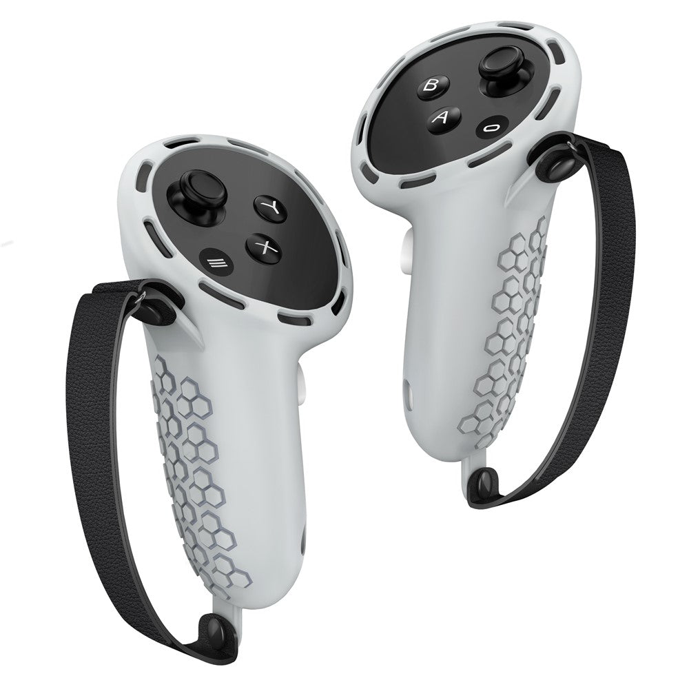 1 Pair Non-Slip Silicone Sleeve for Meta Quest 3 / 3S VR Handle Controller Case Cover