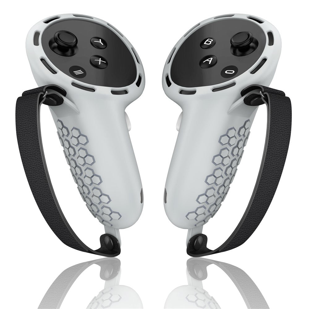 1 Pair Non-Slip Silicone Sleeve for Meta Quest 3 / 3S VR Handle Controller Case Cover