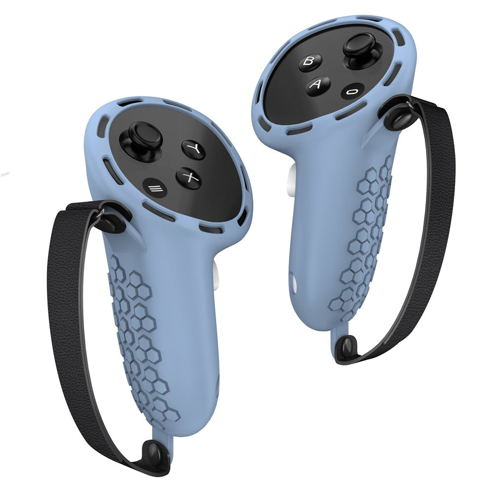 1 Pair Non-Slip Silicone Sleeve for Meta Quest 3 / 3S VR Handle Controller Case Cover
