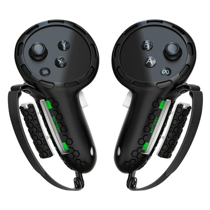 1 Pair For Meta Quest 3 / 3S Handle Controller Cover VR Hand Grip Case Easy to Replace Battery