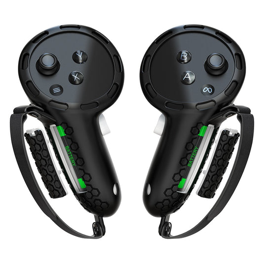 1 Pair For Meta Quest 3 / 3S Handle Controller Cover VR Hand Grip Case Easy to Replace Battery