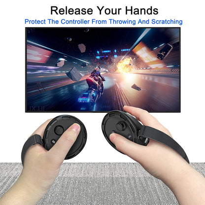 1 Pair For Meta Quest 3 / 3S Handle Controller Cover VR Hand Grip Case Easy to Replace Battery