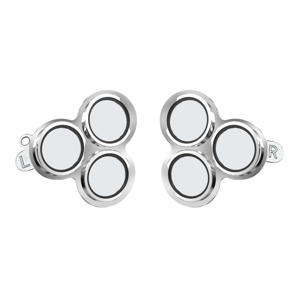 1 Pair For Meta Quest 3S Lens Protector Tempered Glass Alloy Anti-Explosion VR Headset Lens Film