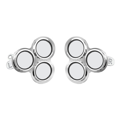 1 Pair For Meta Quest 3S Lens Protector Tempered Glass Alloy Anti-Explosion VR Headset Lens Film
