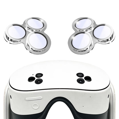 1 Pair For Meta Quest 3S Lens Protector Tempered Glass Alloy Anti-Explosion VR Headset Lens Film