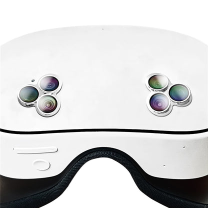 1 Pair For Meta Quest 3S Lens Protector Tempered Glass Alloy Anti-Explosion VR Headset Lens Film