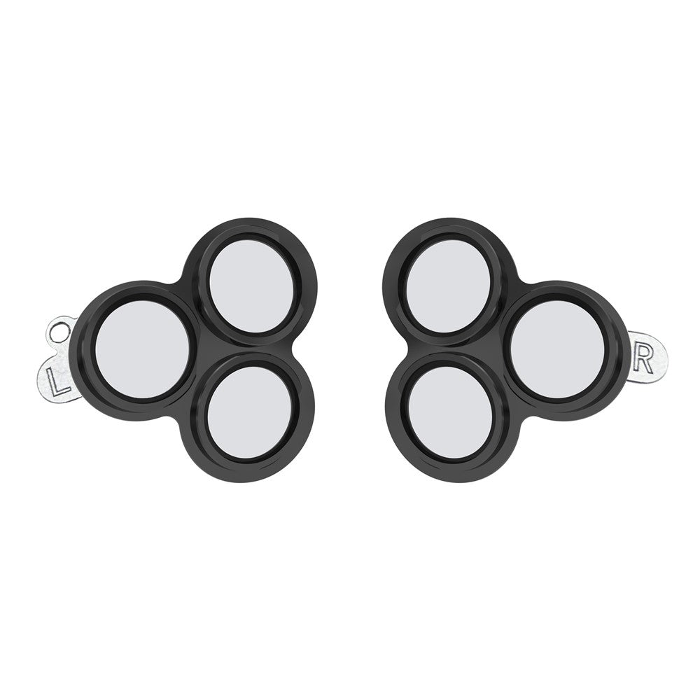 1 Pair For Meta Quest 3S Lens Protector Tempered Glass Alloy Anti-Explosion VR Headset Lens Film