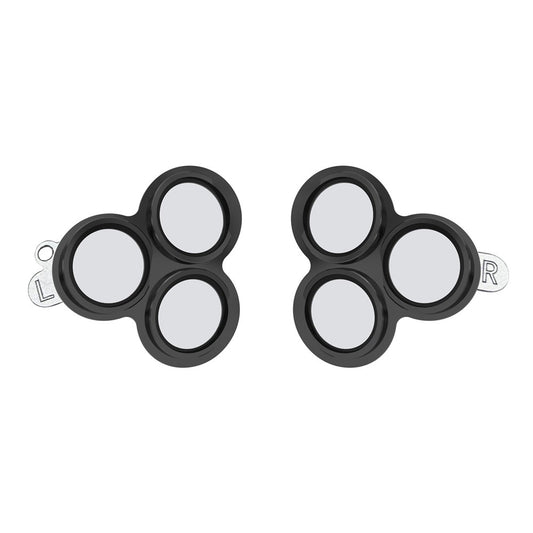 1 Pair For Meta Quest 3S Lens Protector Tempered Glass Alloy Anti-Explosion VR Headset Lens Film