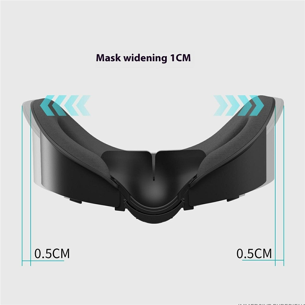 WOLMTT For Meta Quest 3 Facial Interface Adjustable Face Cover Pad VR Accessories