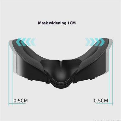 WOLMTT For Meta Quest 3 Facial Interface Adjustable Face Cover Pad VR Accessories