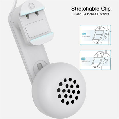 Wired Earphones for Meta Quest 2 / 3 VR Headset Accessories 3.5mm Headphone with Stretchable Clip