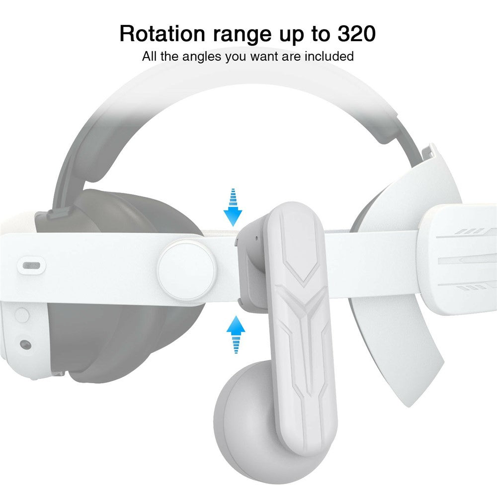 Wired Earphones for Meta Quest 2 / 3 VR Headset Accessories 3.5mm Headphone with Stretchable Clip