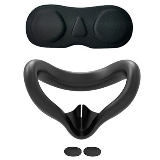 For Meta Quest 3S VR Headset Silicone Visor and Lens Protection Cover Set