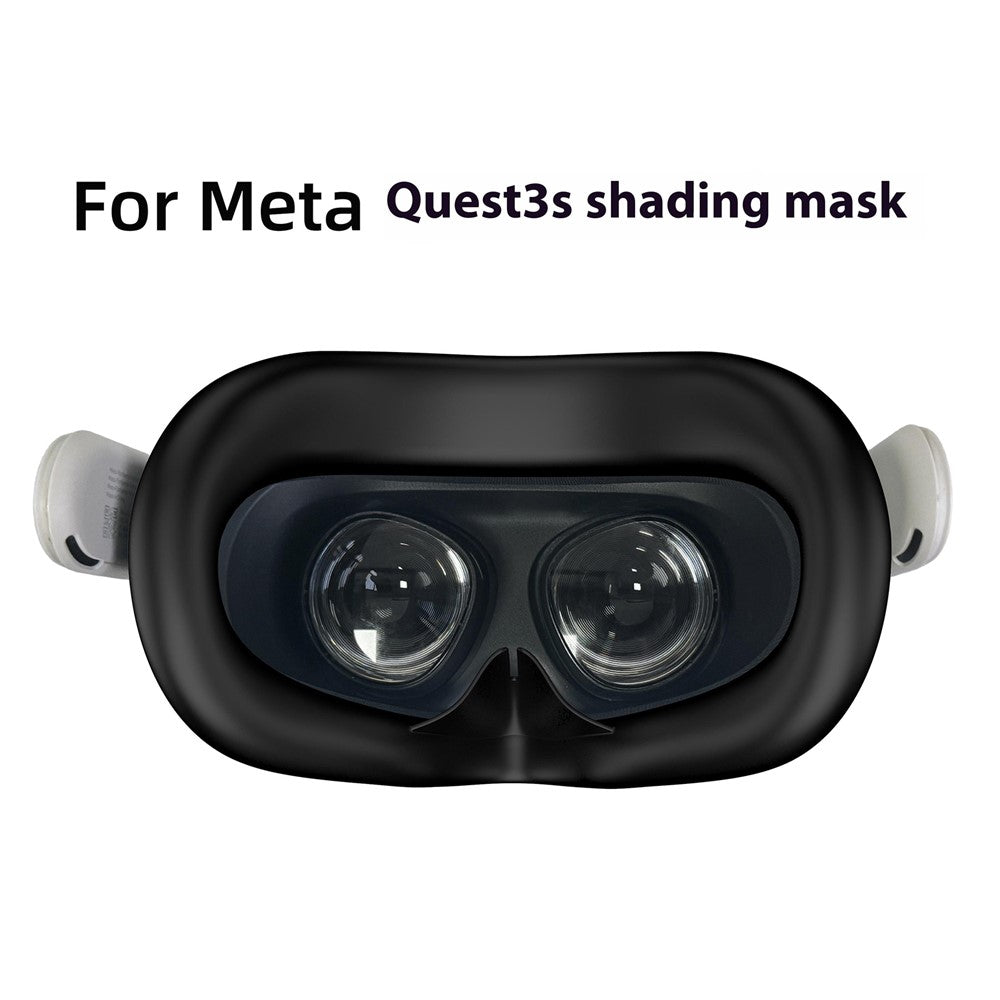 For Meta Quest 3S VR Headset Silicone Visor and Lens Protection Cover Set