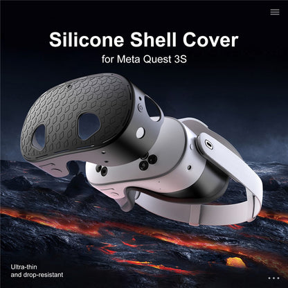 STARTRC GAMES For Meta Quest 3S VR Headset Silicone Cover Anti-Scratch Protective Case