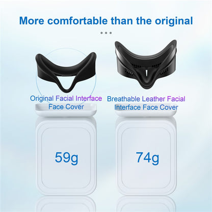 STARTRC GAMES For Meta Quest 3S VR Face Mask Leather  /  Lycra Foam Pad Breathable Face Cover