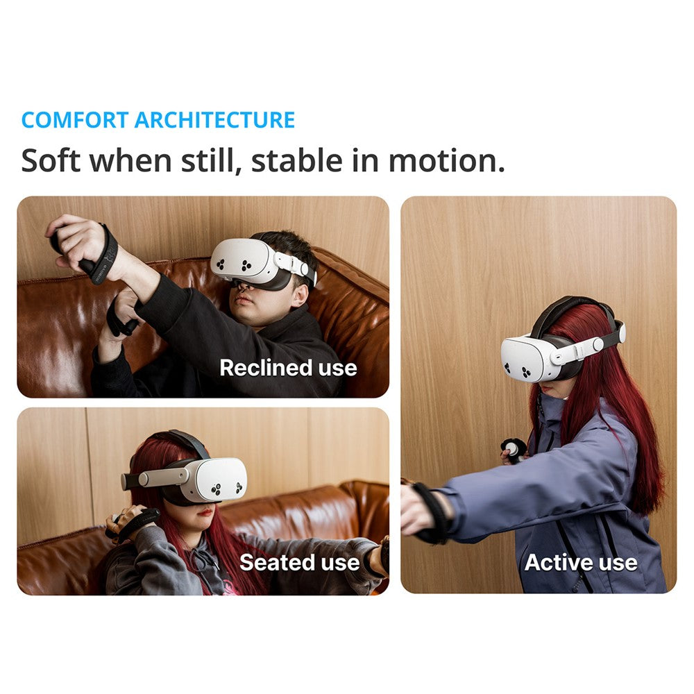 BOBOVR E3 For Meta Quest 3S / Quest 3 VR Headset Head Strap Ergonomic Replacement Headband