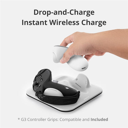 BOBOVR CD3 For Meta Quest 3 / Meta Quest 3S VR Grip Controller Charging Dock