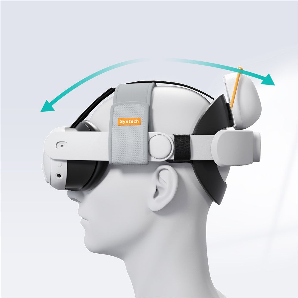 SYNTECH SYNM049P VR Headset Strap for Meta Quest 3 / 3S Adjustable Headband Removable Head Strap