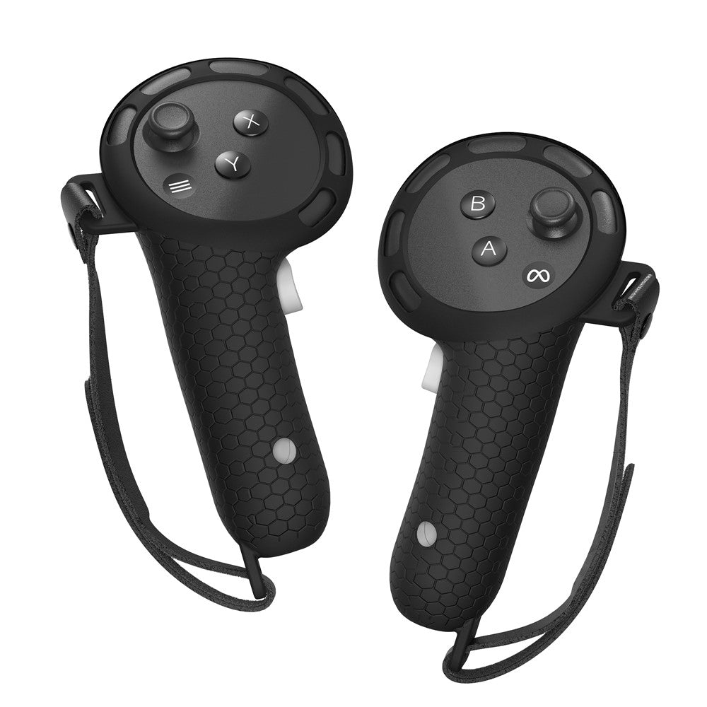 STARTRC GAMES For Meta Quest 3 / 3S Controller Sleeve with 2 Batteries, VR Headset Handle Grip Silicone Cover