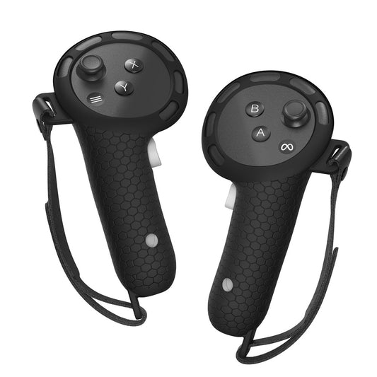 STARTRC GAMES For Meta Quest 3 / 3S Controller Sleeve with 2 Batteries, VR Headset Handle Grip Silicone Cover