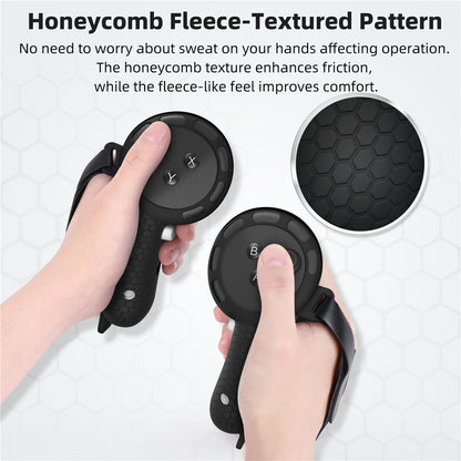 STARTRC GAMES For Meta Quest 3 / 3S Controller Sleeve with 2 Batteries, VR Headset Handle Grip Silicone Cover
