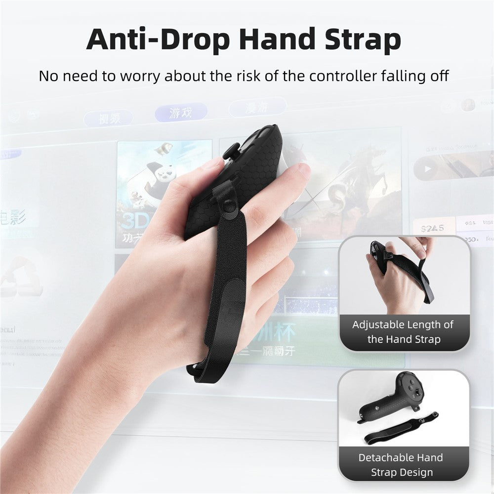 STARTRC GAMES For Meta Quest 3 / 3S Controller Sleeve with 2 Batteries, VR Headset Handle Grip Silicone Cover