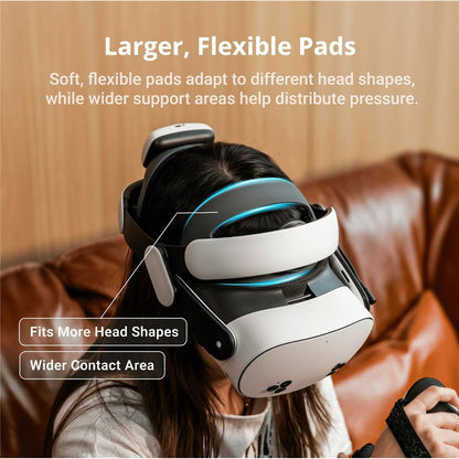 BOBOVR M3 Pro+ Rechargeable Head Strap with 6500mAh Battery and Charging Dock for Meta Quest 3 / 3S