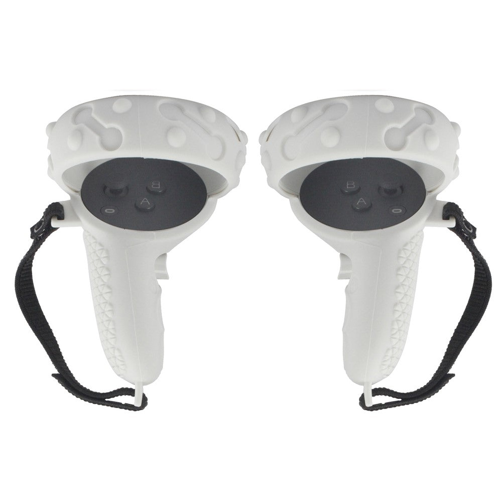 1 Pair Silicone Protective Grip Cover for Oculus Quest 2 VR Controller Handle Sleeve Case